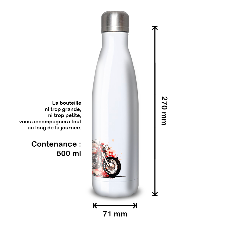 Gourde Alu et Thermos Moto Vintage Gourde Alu et Thermos Moto Vintage