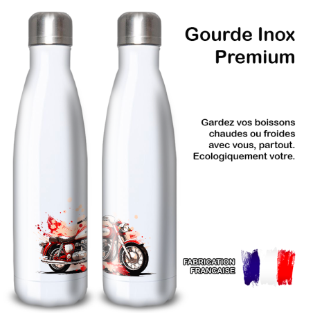 Gourde Alu et Thermos Moto Vintage Gourde Alu et Thermos Moto Vintage