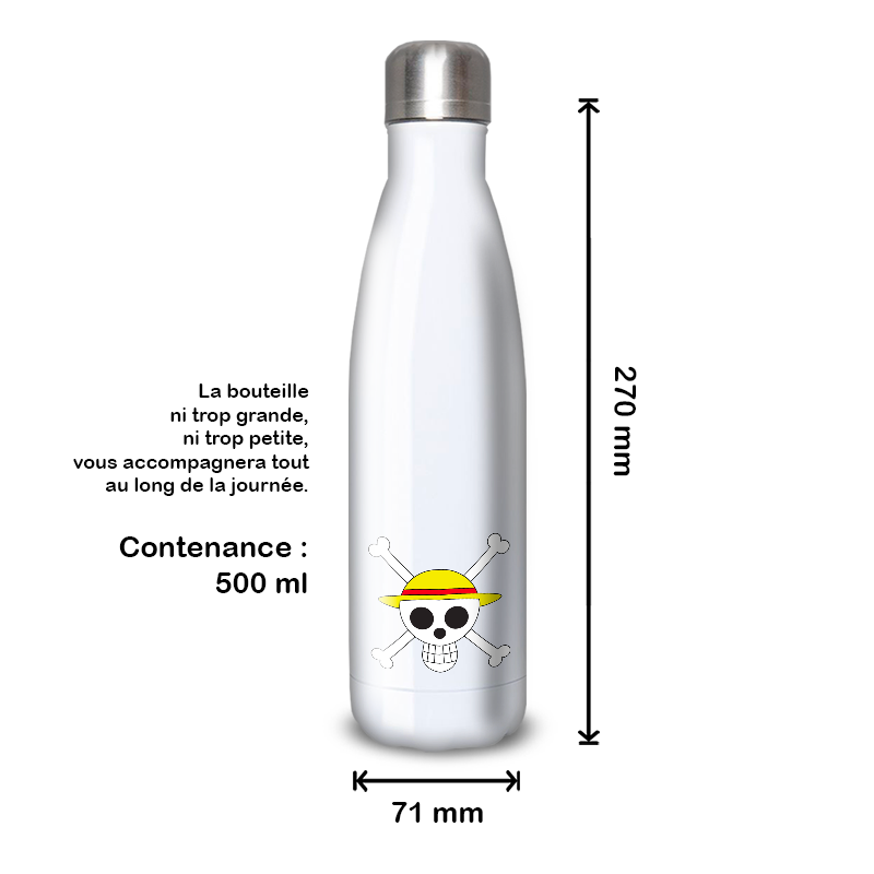 Gourde Alu et Thermos Anime One Piece