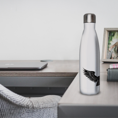 Gourde Alu et Thermos Ailes Mystique (nervermore)