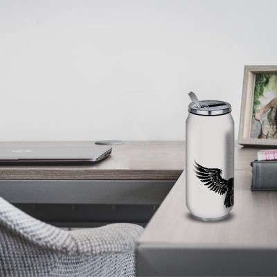 Gourde Alu et Thermos Ailes Mystique (nervermore)