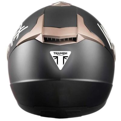 sticker rétro réfléchissant pour casque de moto triumph