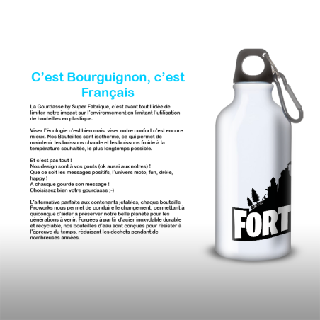 Gourde Alu et Thermos Fortnite Logo