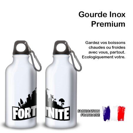 Gourde Alu et Thermos Fortnite Logo