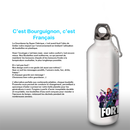 Gourde Alu et Thermos Fortnite Team
