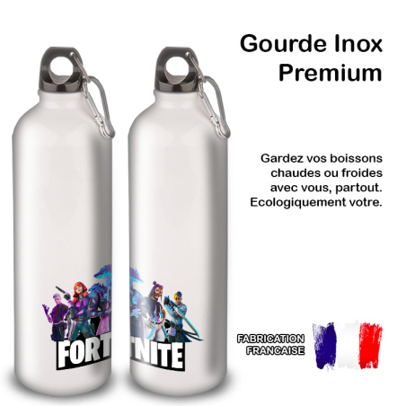 Gourde Alu et Thermos Fortnite Team