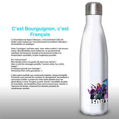 Gourde Alu et Thermos Fortnite Team