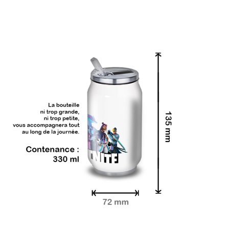 Gourde Alu et Thermos Fortnite Team