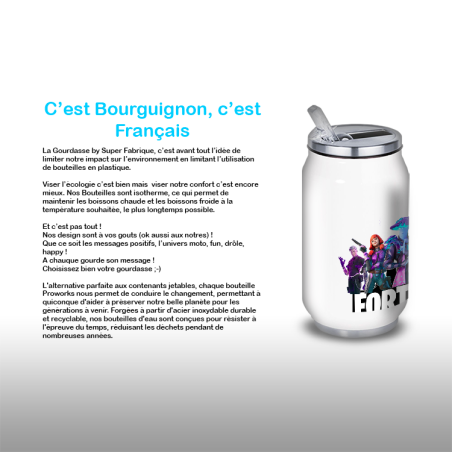 Gourde Alu et Thermos Fortnite Team