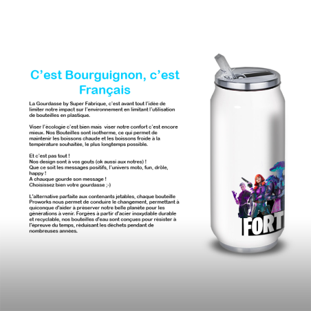 Gourde Alu et Thermos Fortnite Team
