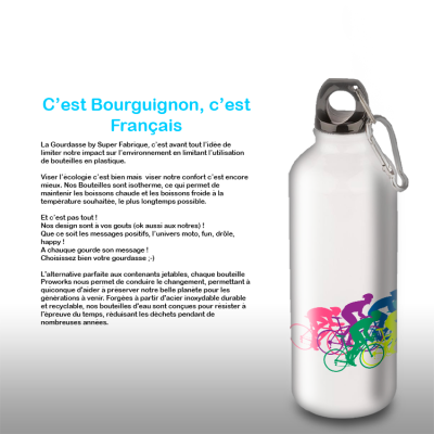 Gourde Alu et Thermos Course Vélo Peloton