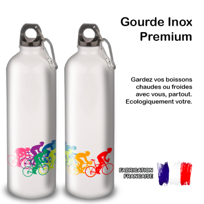 Gourde Alu et Thermos Course Vélo Peloton