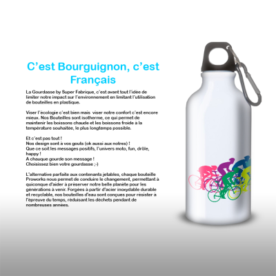 Gourde Alu et Thermos Course Vélo Peloton