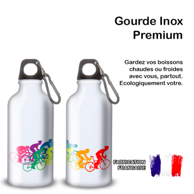 Gourde Alu et Thermos Course Vélo Peloton