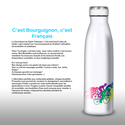 Gourde Alu et Thermos Course Vélo Peloton