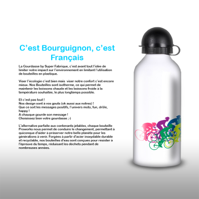 Gourde Alu et Thermos Course Vélo Peloton