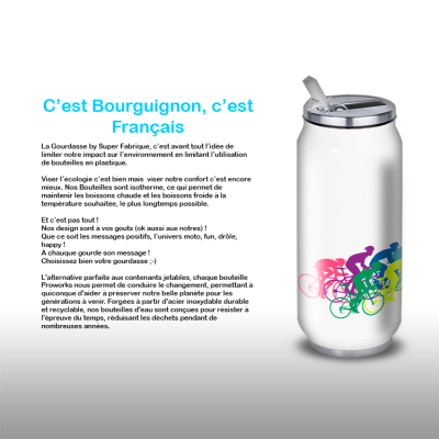Gourde Alu et Thermos Course Vélo Peloton