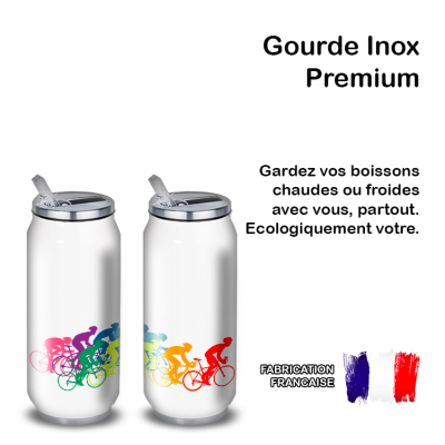Gourde Alu et Thermos Course Vélo Peloton