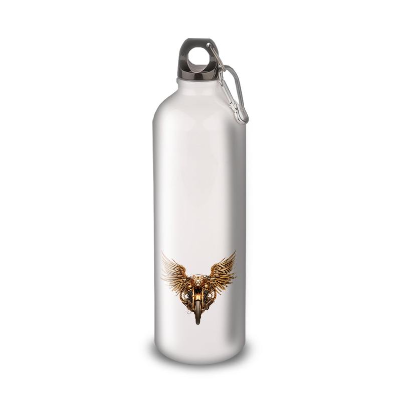 Gourde Alu et Thermos Ailes Moto Vintage Gourde Alu et Thermos Ailes Moto Vintage