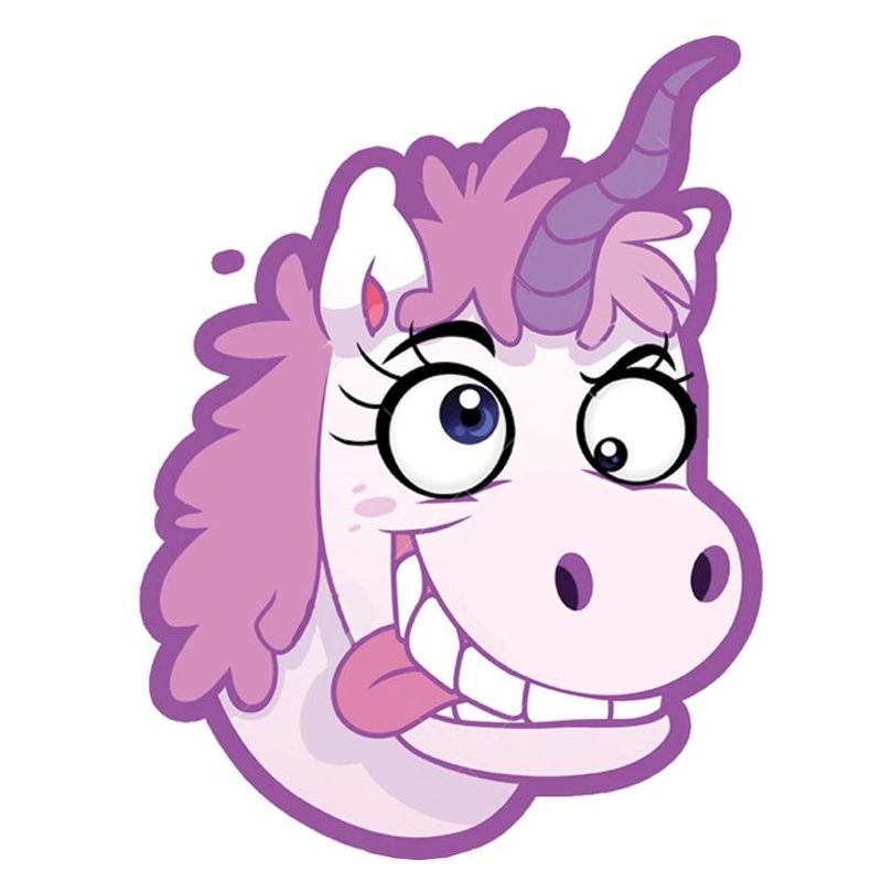 Stickers licornes et lama pour casque moto | Autocollant Super Fabrique