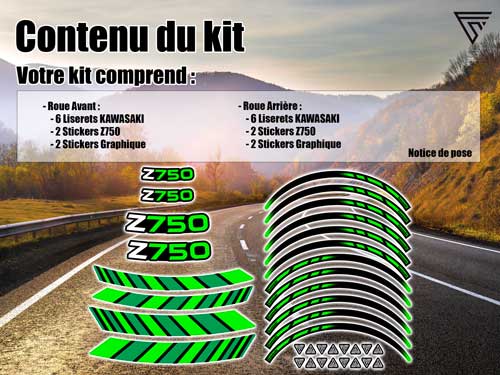 Pack déco Kawasaki Z750