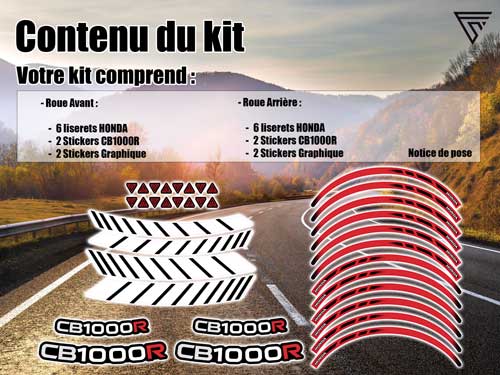 Pack deco jantes Honda CB1000R