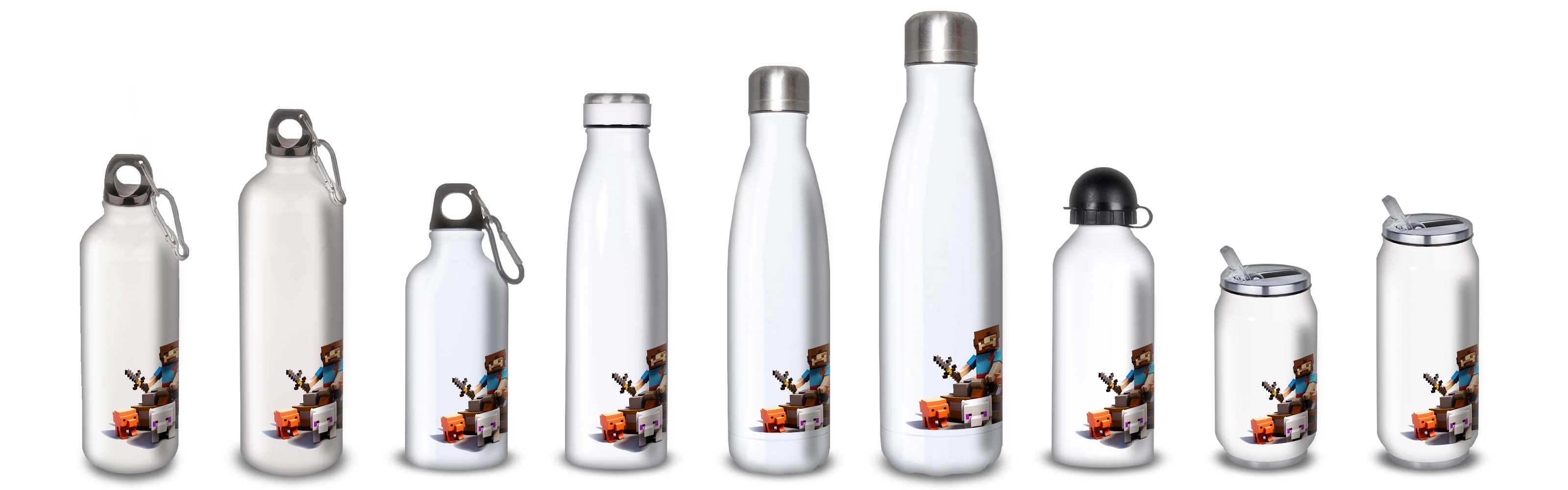 Gourde Alu et Thermos Minecraft Play