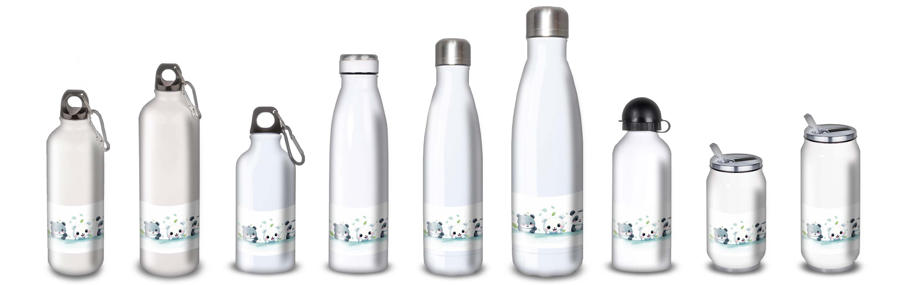 Gourde Alu et Thermos Panda and Friends