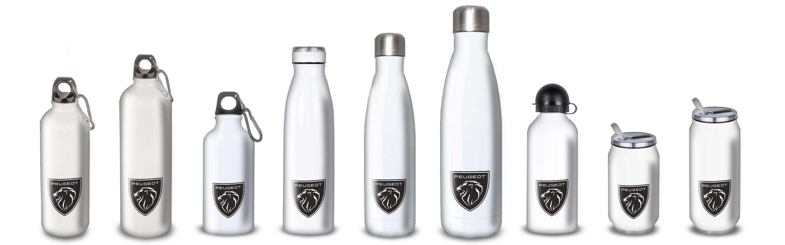 Gourde Alu et Thermos Peugeot Logo Lion