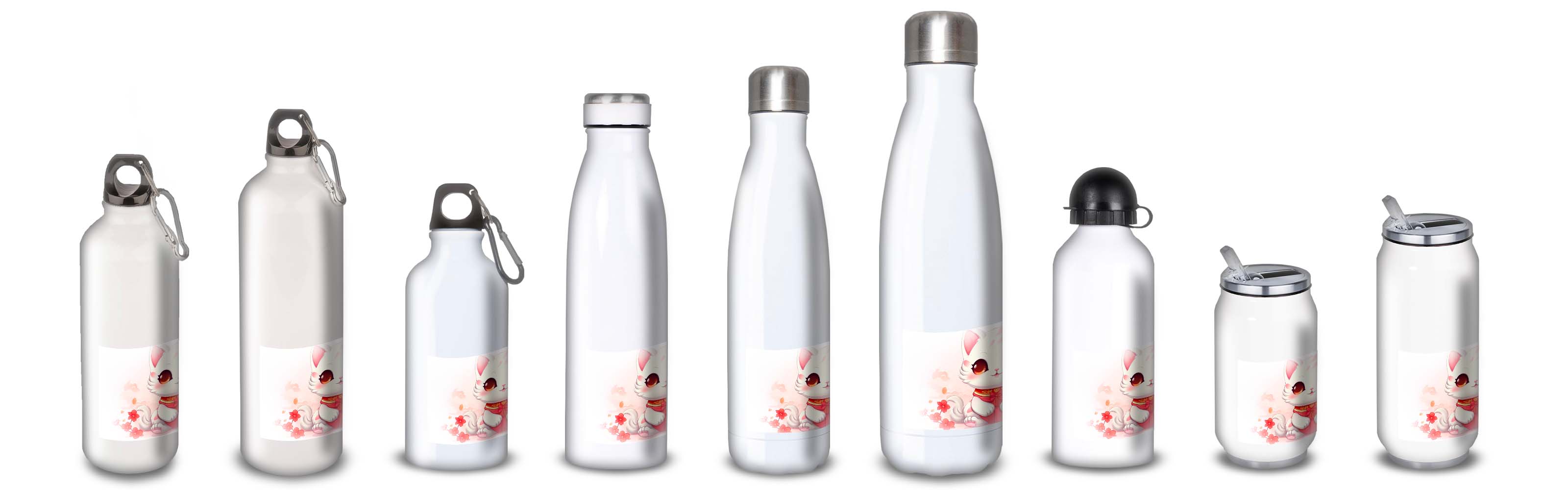 Les Gourdes et Thermos à l'Image du Monde Kawaii